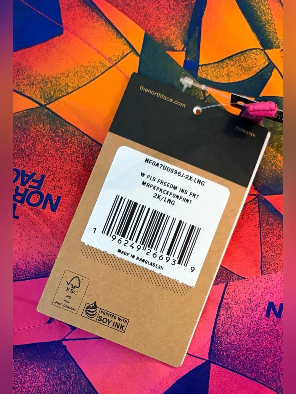The North Face NF0A7UUS96J Freedom Insulated Snow Pants Women’s 2X Plus Long - Picture 5 of 8